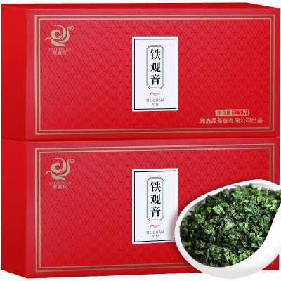 【雅鑫苑】安溪浓香铁观音茶叶125g 铁观音茶叶浓香型安溪2019新茶乌龙茶散装袋装礼盒装125克