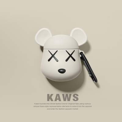 airpods保护套airpods2苹果耳机保护套暴力熊kaws无线airpod软壳aripods硅胶s盒套ipod壳套蓝牙耳机套二代